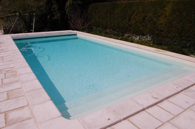 Piscine avec PVC armée sable