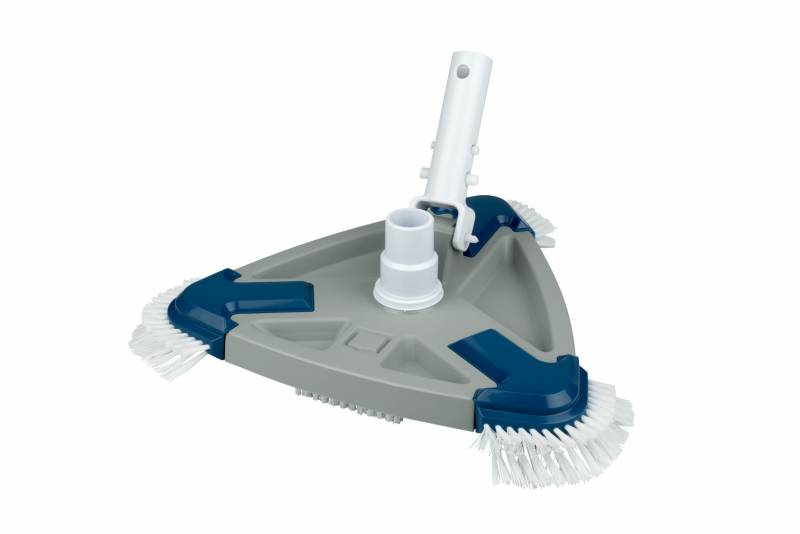 Tête de balai triangulaire